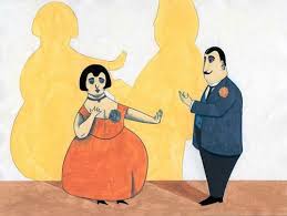 Bleu,ocre et tango turc, "bayan bak bana bayan" d'Eric Ledune