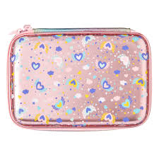 Glitzy Mirror Hardtop Pencil Case Black Smiggle Online Pencil Case Stationary School Cute School Supplies