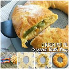Chicken Pot Pie Crescent Roll Ring Recipe Pot Pie Crescent Roll Recipes Dinner Chicken Pot Pie Crescents