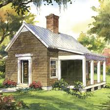 Large windows, expansive porches and decks. This One Bedroom House Plan Is Perfect For Retirement Backyard Cottage One Bedroom House Cottage Plan