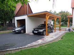 Garage Mit Carport In Holz Optik Garage Mit Carport Haus Mit Garage Carports