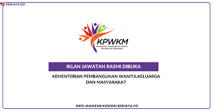 Memberi bantuan kewangan kepada kumpulan sasar jabatan yang mempunyai minat dan potensi untuk maju bagi menceburi bidang perusahaan atau perniagaan kecil. Jawatan Kosong Terkini Kementerian Pembangunan Wanita Keluarga Dan Masyarakat Kerja Kosong Kerajaan Swasta