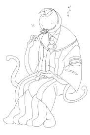 Use the download button to view the full image of assassination classroom coloring pages. Koro Sensei By Elgranl On Deviantart