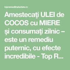 Amestecaţi Ulei De Cocos Cu Miere Si Consumaţi Zilnic Este Un Remediu Puternic Cu Efecte Incredibile Con Imagenes Cosmeticos