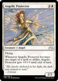 Spell to protect a partner. Angelic Protector Tempest Remastered Gatherer Magic The Gathering