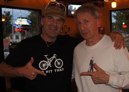 Former Northfielder John Gaddo and Hans "No way" Rey dazzle the crowd at  the Cuyuna Lakes Mountain Bike Festival