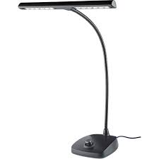 We carry piano desk lamps, upright, floor, and cordless piano lamps. K M 12298 Led Piano Lamp Black 12298 090 55 B H Photo Video