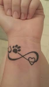 New Tattoo Paw Print Horse Shoe Heart And Infinity Sign Tattoos Horse Shoe Tattoo Paw Print Tattoo
