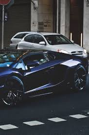 Black And Blue Lamborghini Aventador Lamborghini Blue Lamborghini New Luxury Cars Dream Cars