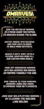Find the best minecraft roleplay servers with our server list. Dwarves A Minecraft Roleplaying Server