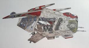 Gunship By Halonut117 Star Wars Ships Star Wars Clone Wars Gunship