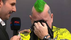 Peter Wright breaks down in tears live