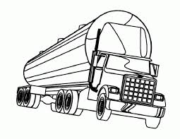 Trucks coloring pages are a great opportunity for children to get to know more about the variety of this heavy equipment, which is used to transport various heavy loads. Semi Coloring Pages Coloring Home