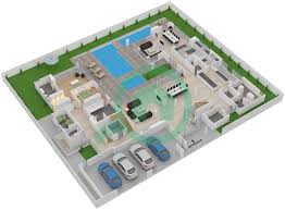 Ergebnisse können in hochauflösendem 2d&3d oder in interaktivem live 3d generiert werden. Floor Plans For Type 6d 6 Bedroom Villas In The Hartland Villas Bayut Dubai