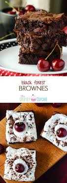 Black Forest Brownies Super Fudgy Brownies Bursting With Fresh Cherries And Chocolate Chunks Truly A Fresh Cherry Dessert Dessert Recipes Cherry Desserts