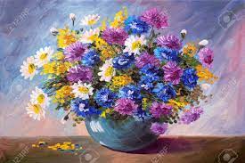 Maybe you would like to learn more about one of these? Peinture A L Huile Bouquet De Fleurs Sauvages Banque D Images Et Photos Libres De Droits Image 41970488