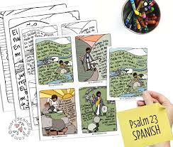 You can use our amazing online tool to color and edit the following psalms coloring pages. Printable Bible Verse Coloring Pages Cards Psalm 23 Spanish