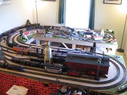 U Shaped Layout Model Train Layouts Model Trains Model Train Table