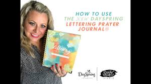 Soft touch, flexcase cover with spot uv. Dayspring Lettering Prayer Journal Release Krystal Whitten Studio