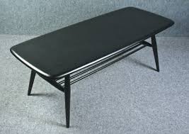 Coffee tables, including wooden coffee tables with storage. Mid Century Ercol Coffee Table In Satin Black Elephant Monkey