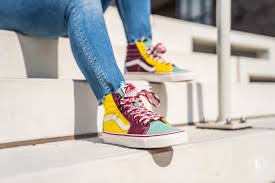 Shoes inspired by skaters & bold originality. Vans Sk8 Hi Frayed Laces Creme De Menthe Marshmallow Vn0a4bv6xk71