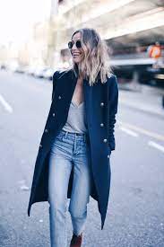 Fall Style Trend A Navy Coat Fashion Style Fall Fashion Trends