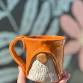 Gnome Mug Clay Hand Building Class