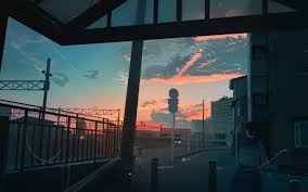Maybe you would like to learn more about one of these? Download 1920x1200 Anime Scenery Sunset Anime School Girl Clouds Artwork Wallpapers For Macbook Pro 17 Inch Wallpapermaiden