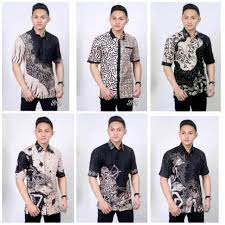 Baju batik menjadi salah satu pakaian wajib yang ada di lemari bagi masyarakat indonesia. Baju Batik Pria Desain Formal Lengan Pendek Motif Bagus Tampil Elegan Berkelas Shopee Indonesia