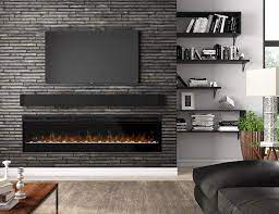 Available with many options in woods and shelving, you will. For A Tv Friendly Fireplace Go Electric Stylish Fireplaces