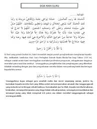 Senin, 23 november 2020 18:29. Doa Sambutan Hari Guru 2017