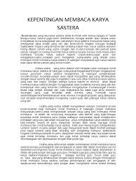 Demi memupuk budaya membaca dalam jiwa saya, saya perlu menyediakan sudut bacaan atau perpustakaan mini di rumah untuk kegunaan semua ahli keluarga. Kepentingan Membaca Karya Sastera Pdf