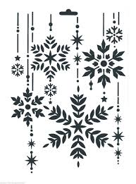 Schablone Heike Schafer Create Yr Fashion Textil Stencil Weihnachten Kristalle Schablonen Weihnachten Fensterbilder Weihnachten Weihnachtsschablonen