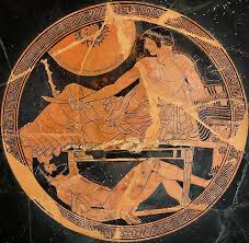 Achilles Keeping Hector S Corpse Tondo From An Attic Red Figured Cup Ca 490 480 Bc Ancient Greek Art Greek Art Ancient Art
