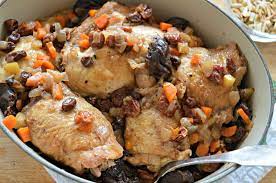 A note about the recipes that follow: Chicken With Dried Fruit And Almonds For Passover West Of The Loop