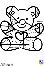 Romero Britto Para Colorear