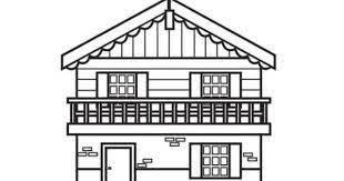 Coloriage Chalet Img 23159 Coloriage Chalet De Noel Dessin Enfant