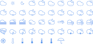 Lincons Free Weather Icons Ai Eps Graphic Design Icon Ios 7 Png Psd Resource Vector Weather Icons Web Design Freebies Free Icon Set