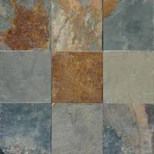 Msi 12 In X 12 In Multi Color Gauged Slate Floor And Wall Tile 5 Sq Ft Case Shdcalgld1212g The Home Depot Slate Flooring Slate Tile Flooring