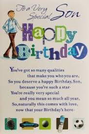 Happy Birthday Wishes In Hindi For Son Son Birthday Card Birthday Cards For Son Birthday Verses Birthday Verses For Cards