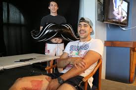 Dane, Corey and Beau Chamberlain do Movember with a difference