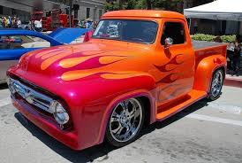 Image result for Orange 1953 Truck