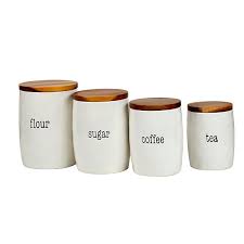 Check spelling or type a new query. Certified International Just Words 4 Piece Canister Set With Wooden Lids