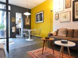 Mur Couleur Safran Salon Yellow Dining Room Yellow Walls Living Room Yellow Living Room