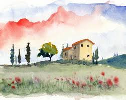 See more ideas about watercolor landscape, landscape, painting. Watercolor Landscape Riverside Art