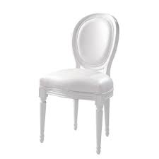Silla Blanca Louis 160 White Leather Dining Chairs White Dining Chairs White Chair