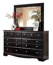 Ashley Furniture Shay Dresser And Mirror Black Bedroom Furniture Contemporary Dresser Mirrored Bedroom Furniture