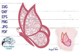 Download Butterfly Zentangle Svg Animal Mandala Svg Summer Svg 259300 Svgs Design Bundles PSD Mockup Templates