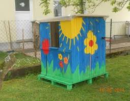 Spielhaus Fur Kinder Oder Recyceln Von Paletten Bauanleitung Kinder Spielhaus Kinder Holzhaus Holzhaus Selber Bauen