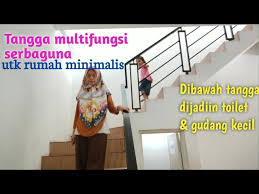 Tangga Rumah Minimalis 3 Lantai Ide Kreatif Toilet Gudang Bawah Tangga Tangga Bentuk L Railing Youtube